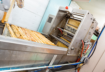 Image showing Honey Extraction Plant In Factory