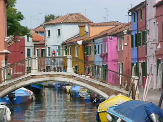 Image showing Burano Venice Italy