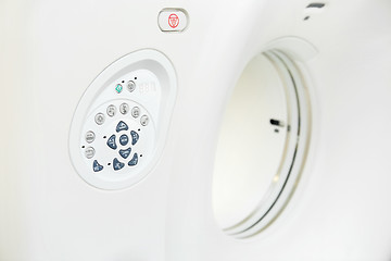 Image showing Buttons On CT Scan Machine