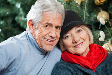 Image showing Happy Couple At Christmas Store