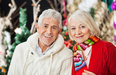 Image showing Happy Couple At Christmas Store