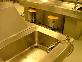 Image showing autopsy room in a medical faculty