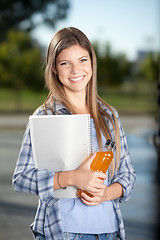 Image showing Candid Portrait of College Student