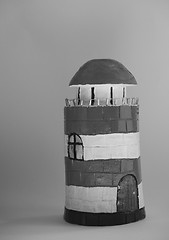 Image showing Beacon. Black and white.