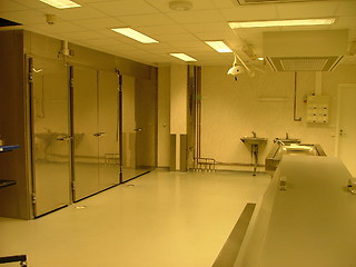 Image showing autopsy room in a medical faculty