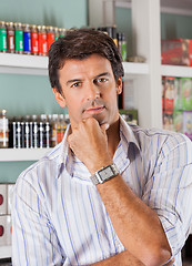 Image showing Handsome Man In Supermarket