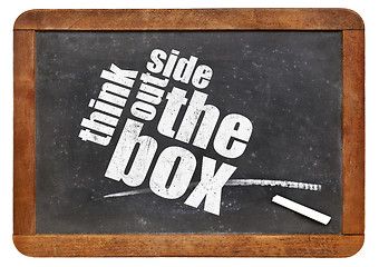 Image showing think outside the box