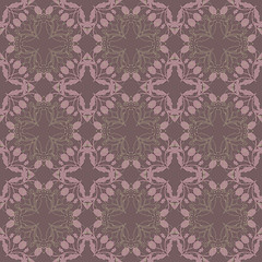 Image showing purple floral wallpaper