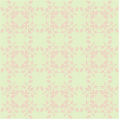 Image showing beige floral wallpaper