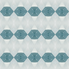 Image showing Blue polygon background