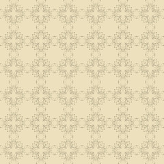 Image showing beige floral wallpaper