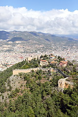 Image showing Old fortress of Alanya.