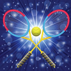 Image showing tennis background