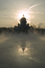 Image showing Winter on Niva river