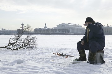 Image showing Winter fishing
