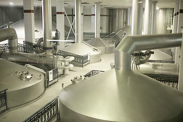 Image showing Beer factory