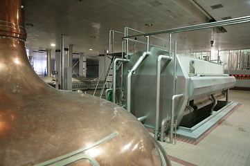 Image showing Beer factory