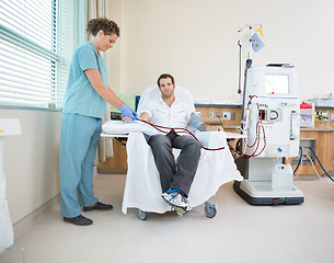 Image showing Renal Dialysis Preparation