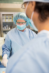 Image showing Doctors Operating Patient