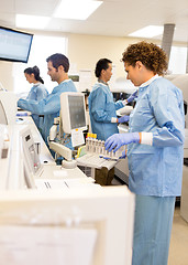 Image showing Scientists Working In Laboratory