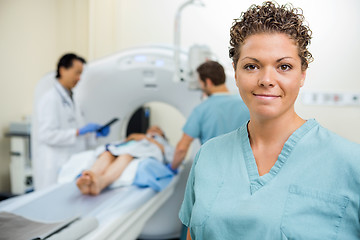 Image showing Nurse With Doctor And Colleague