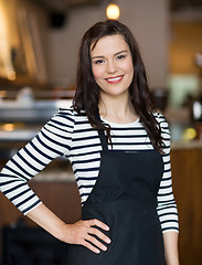 Image showing Barista in Coffee Shop