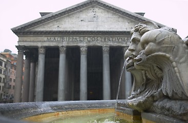 Image showing Pantheon of Rome (Italy)