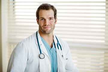 Image showing Handsome Cancer Specialist With Stethoscope Around Neck