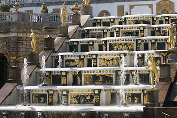 Image showing Fountain in Petrodvorets (Peterhof), St Petersburg, Russia.