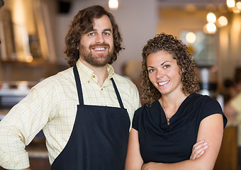 Image showing Happy Coffee Shop Owners