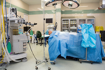 Image showing Patient Lying On Bed In Operation Room