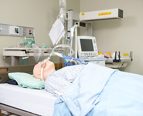 Image showing Dummy In Hospital Room