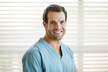 Image showing Portrait Of Happy Male Nurse