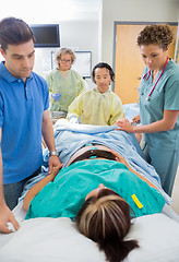 Image showing Birth of Baby in Medical Hospital