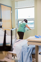 Image showing Pregnant Woman in Hospital