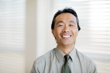 Image showing Happy Cancer Specialist In Hospital