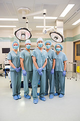 Image showing Surgical Team In Scrubs