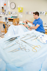 Image showing Detail of Birthing Surgical Tools