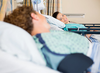 Image showing Female Patients in Surgical Recovery Unit