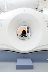 Image showing Patient Undergoing CT Scan Test