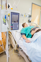 Image showing Iv and Epidural Equipment in Maternity Ward