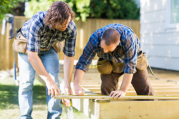 Image showing Building a Deck