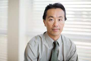 Image showing Confident Cancer Specialist In Shirt And Tie