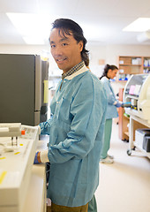 Image showing Scientist Working In Laboratory