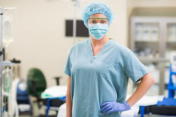 Image showing Anesthesiologist in Surgical Theater