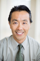 Image showing Cancer Specialist Doctor Smiling In Hospital