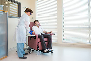 Image showing Chemotherapy Unit in Hospital