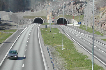 Image showing Norwegian tunnel, E-18