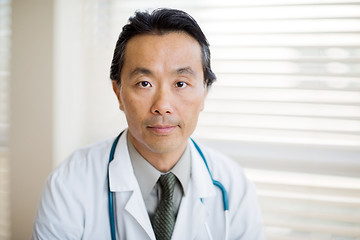 Image showing Confident Doctor With Stethoscope Around Neck