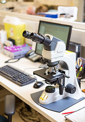 Image showing Microscope In Laboratory